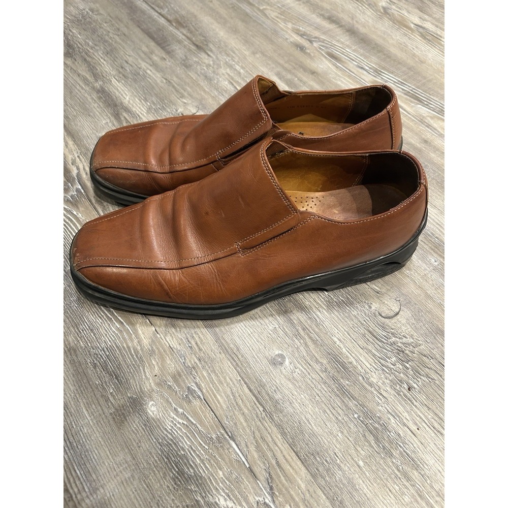Cole Haan NikeAir C08093 Men's‎ Brown Leather Slip-On Loafers Size 11M SHOE